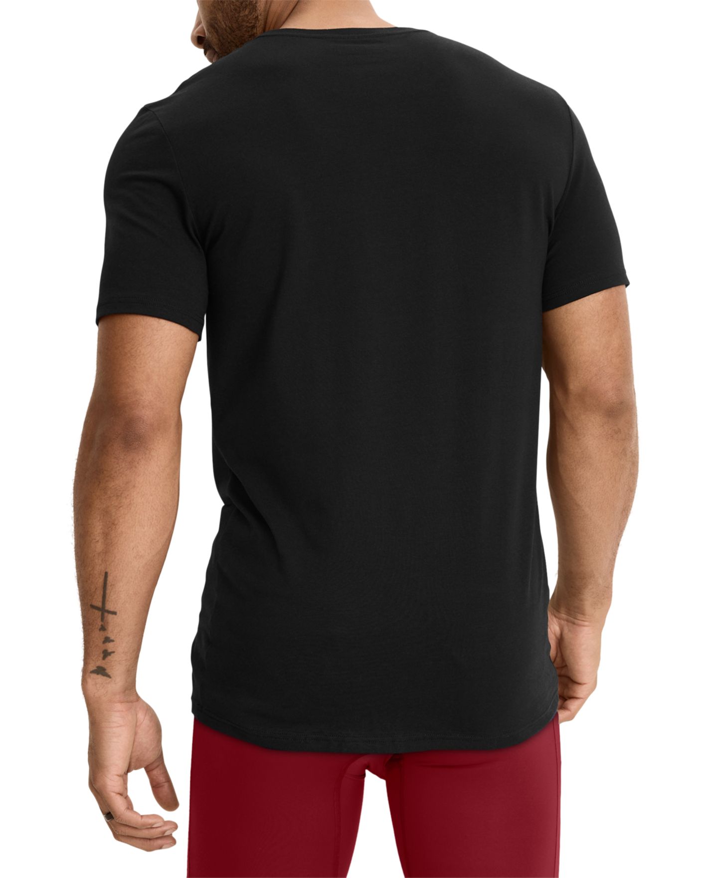 Мужские футболки Jockey Stretch Short-Sleeve Crewneck T-Shirts, Pack of 3, цвет: Чёрный — фото 3
