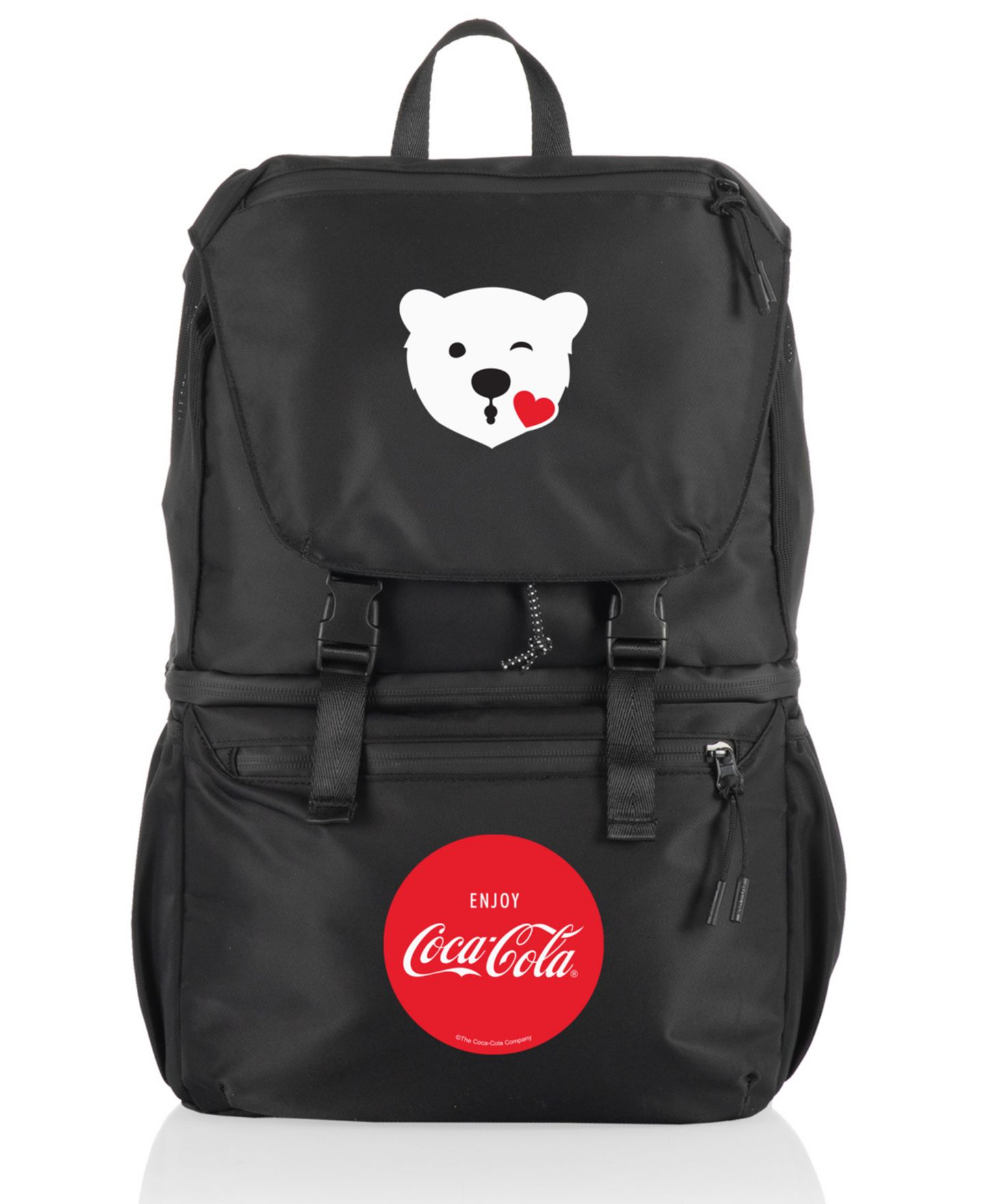 Рюкзак Oniva Coca-Cola 16 Liter Tarana Cooler, цвет: Карбоновый чёрный — фото 1