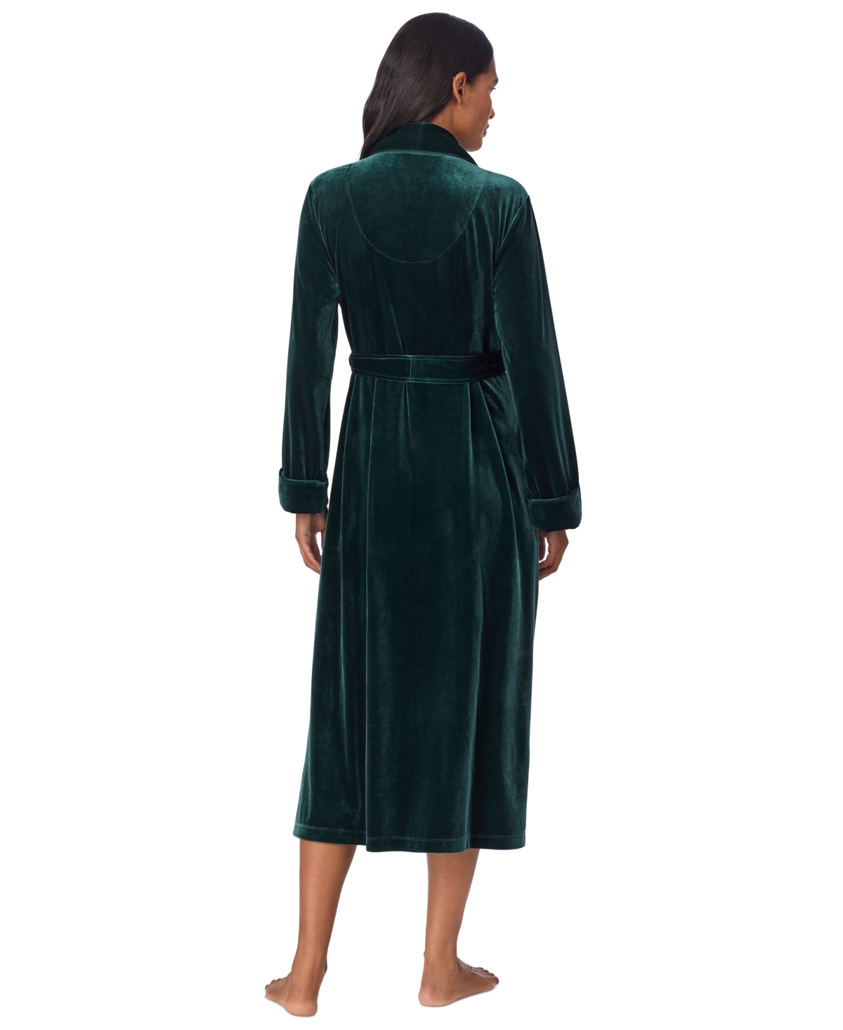 Lauren Ralph Lauren Women's Velvet Shawl-Collar Robe