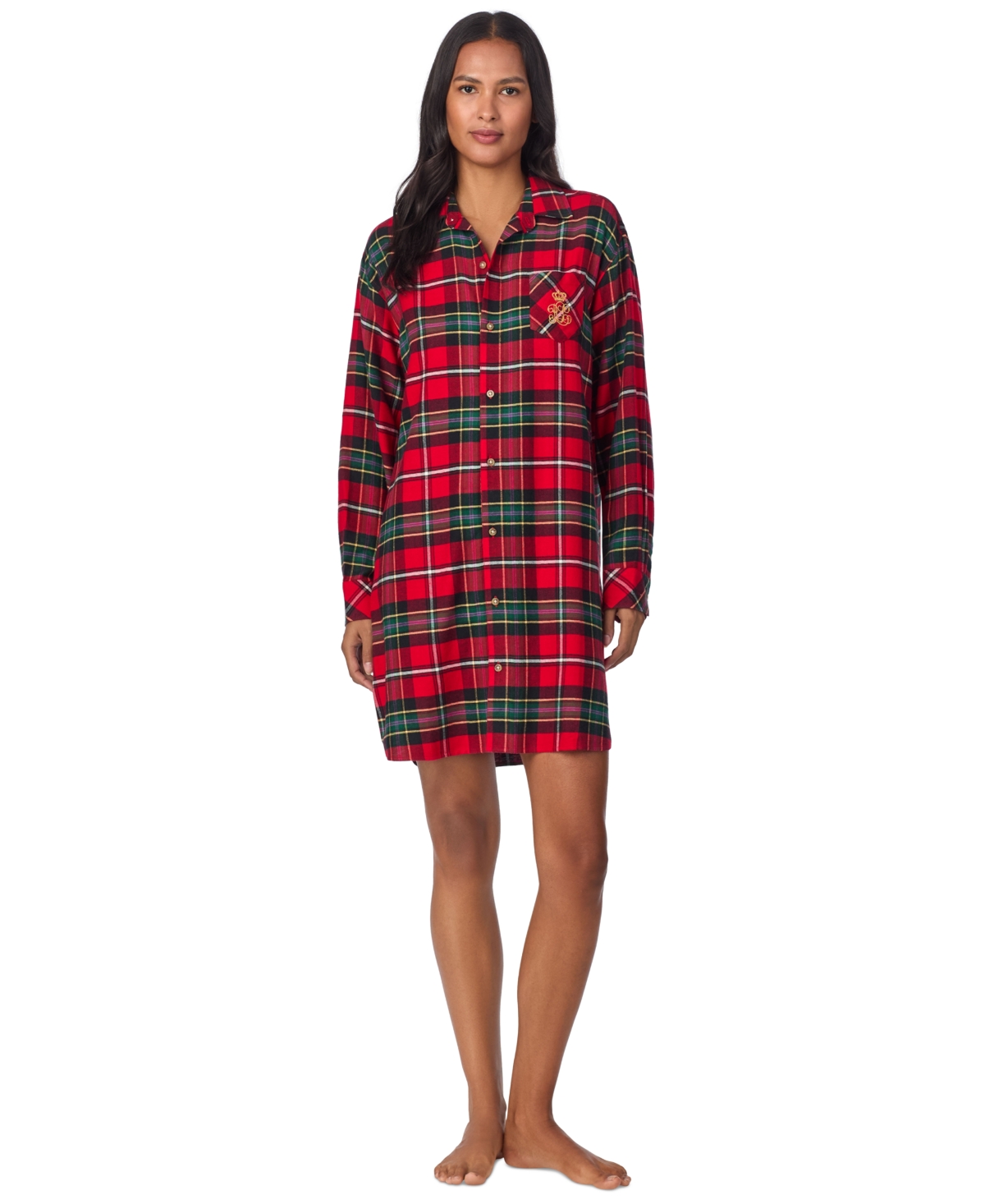 Lauren Ralph Lauren Women's His Shirt Sleepshirt