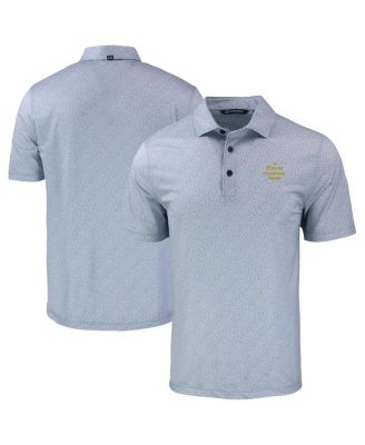 Men's Notre Dame Fighting Irish Play Like A Champion Today Pike Eco Pebble Print Stretch Polo