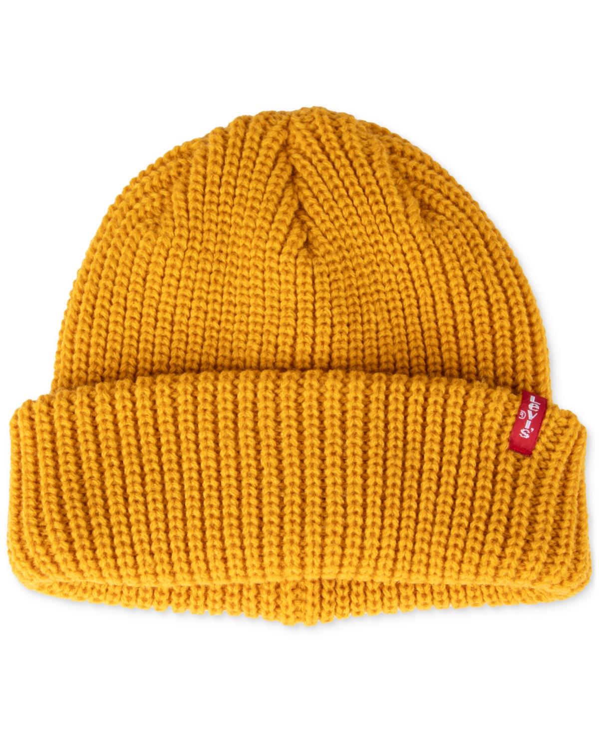 Levi's Men's Ribbed-Knit Cropped Beanie