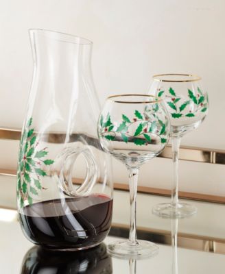 Holiday Pierced Decanter