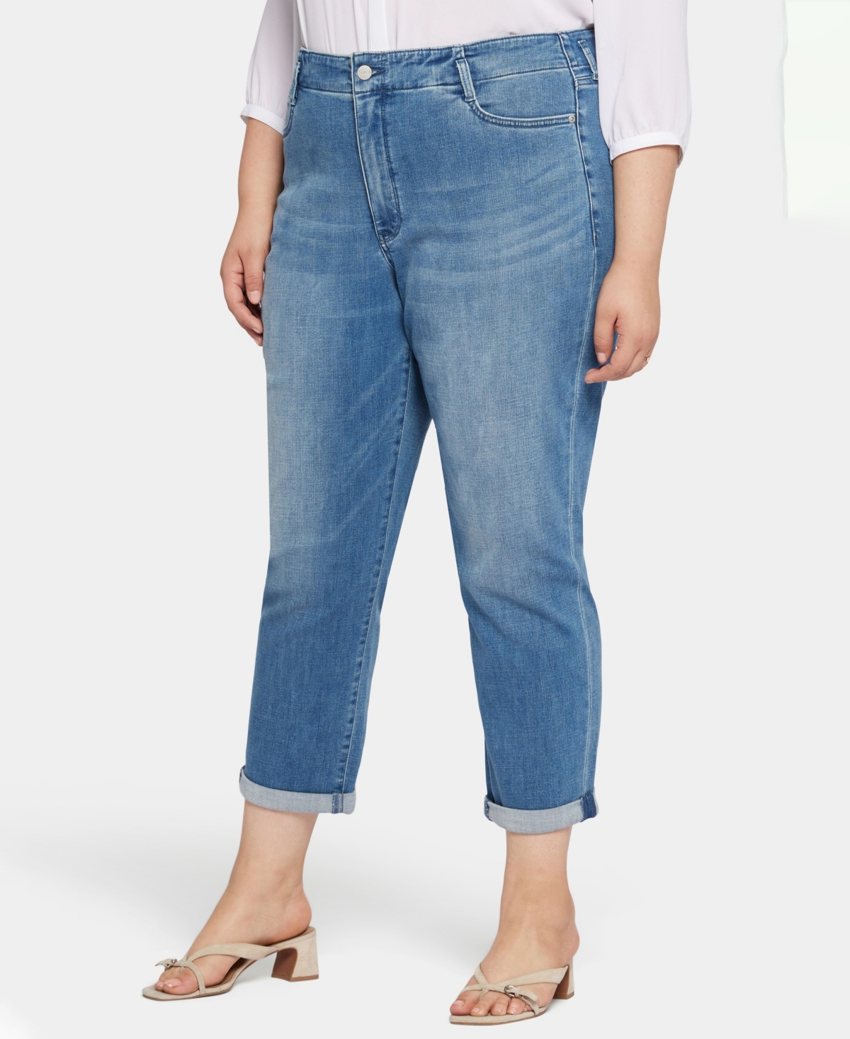 Nydj Plus Size Margot Girlfriend Jeans In Stunning