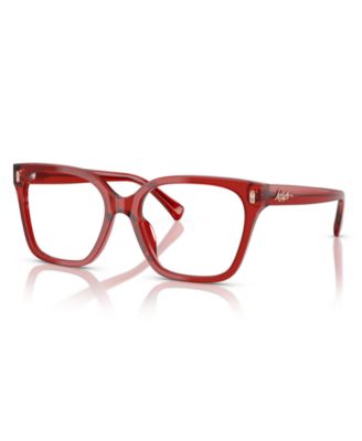 Ralph by Ralph Lauren Women's Eyeglasses, RA7158U - Shiny Transparent Burgundy