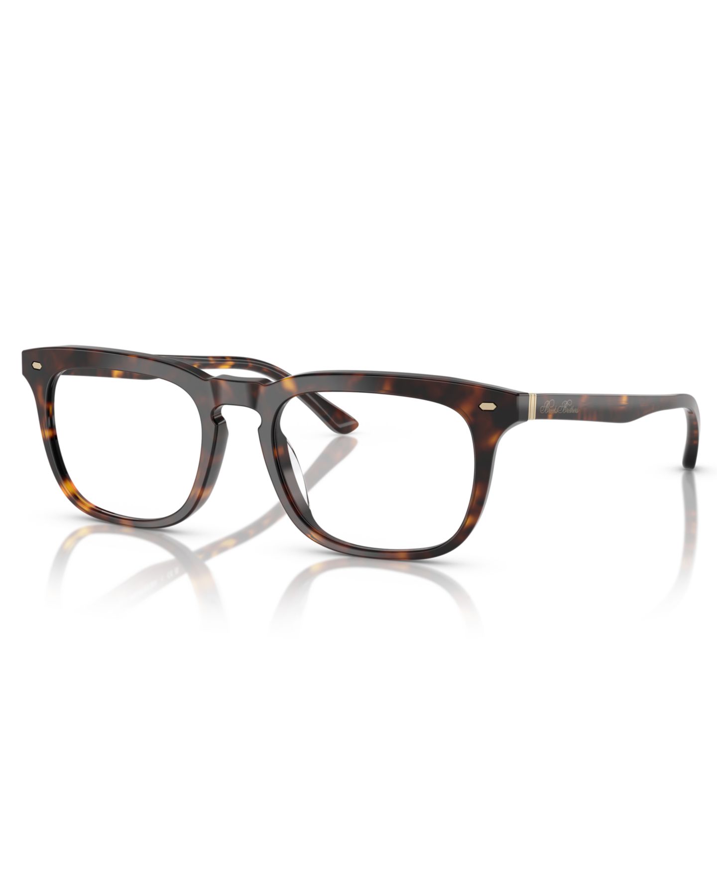 Мужские очки Brooks Brothers Man Rectangle Plastic BB2067U Eyeglasses, цвет: Черепаховый — фото 1