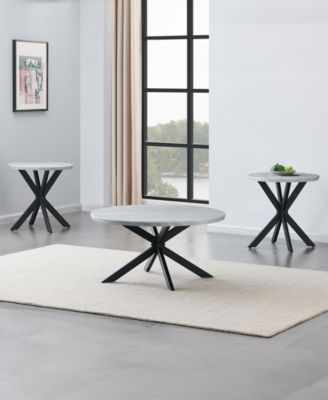 Keyla 36" Metal Cocktail Table