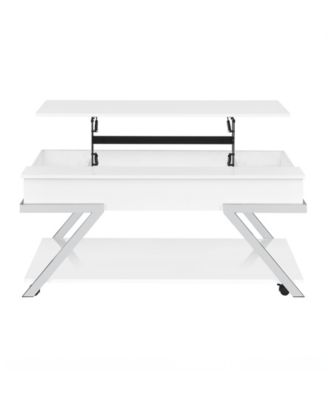 Zena 48" Metal Cocktail Table