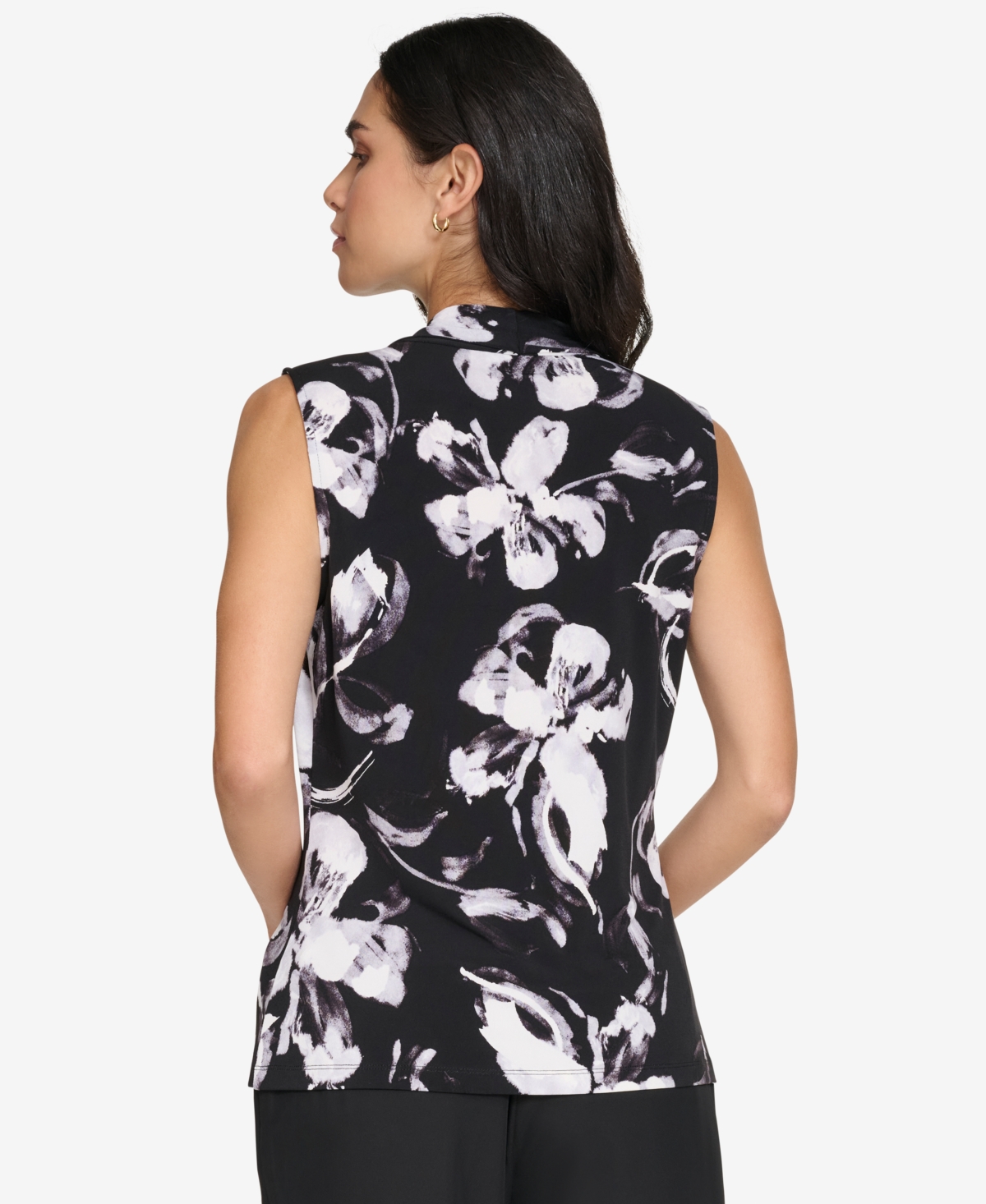 Calvin Klein Women Printed V-Neck Sleeveless Camisole Top
