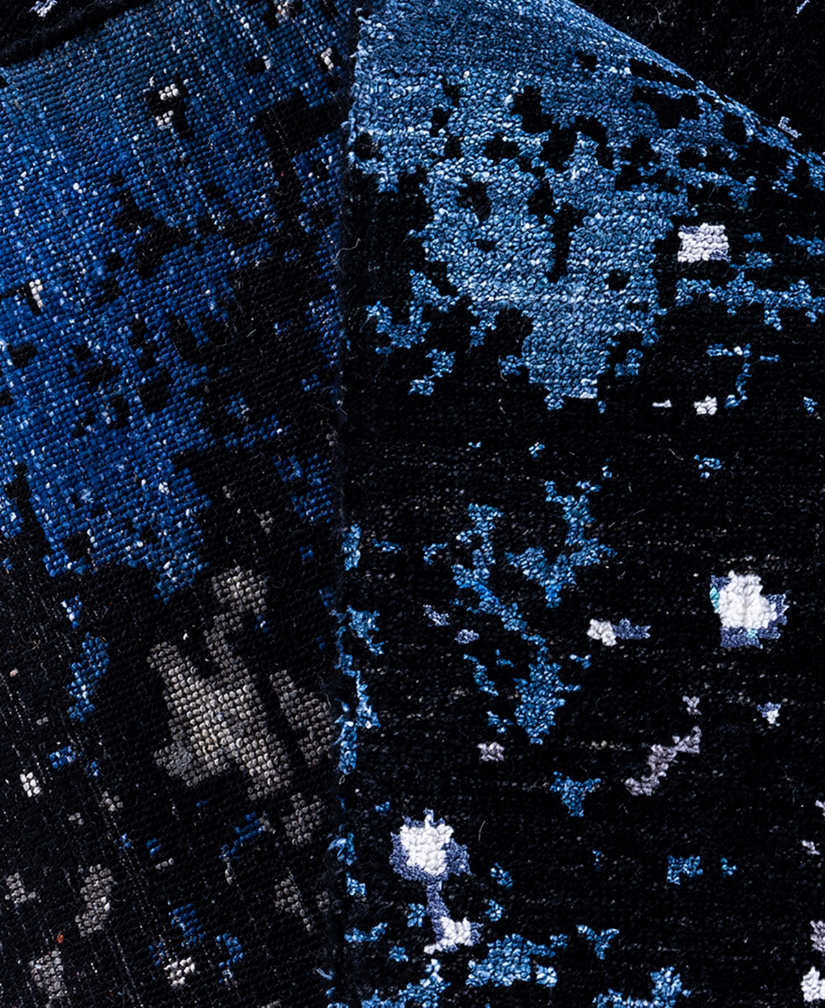 Adorn Hand Woven Rugs Indian Ooak M7124 8'2''x10' Area Rug In Black