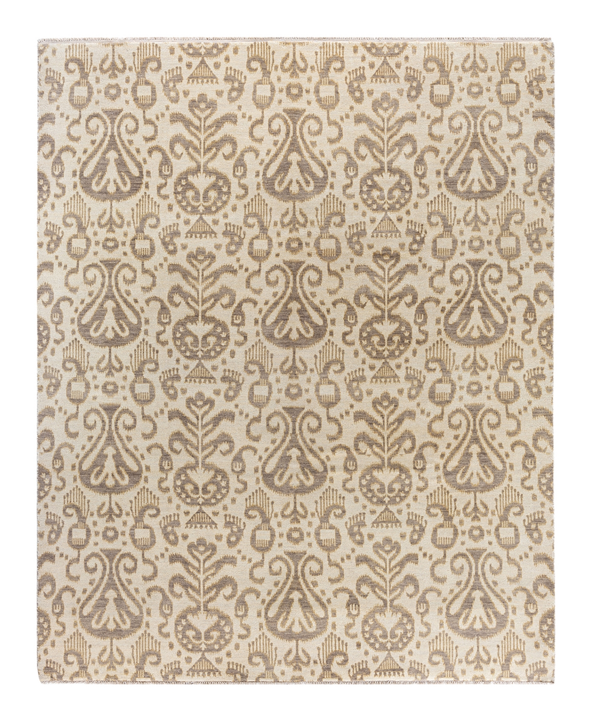 Adorn Hand Woven Rugs Indian Ooak M6343 8'3''x10'2'' Area Rug - Ivory