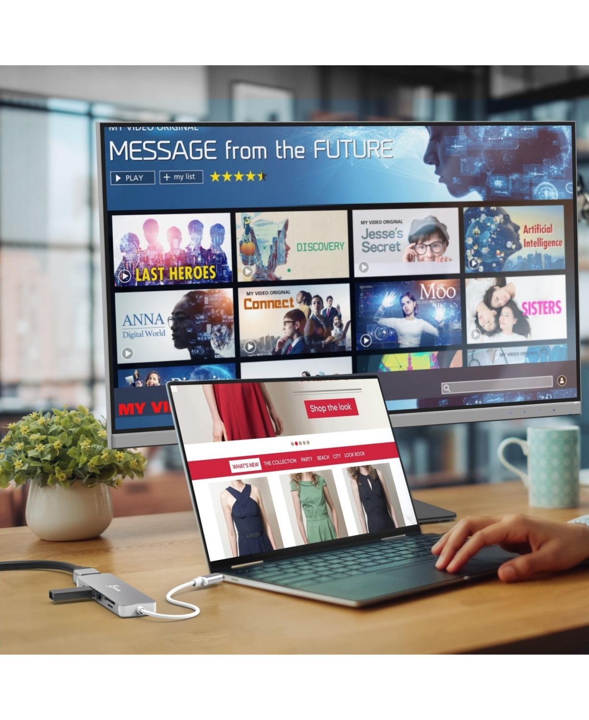j5create Usb-c to 4K Hdmi Multi-Port Hub, JCD353 - balanced  versatile