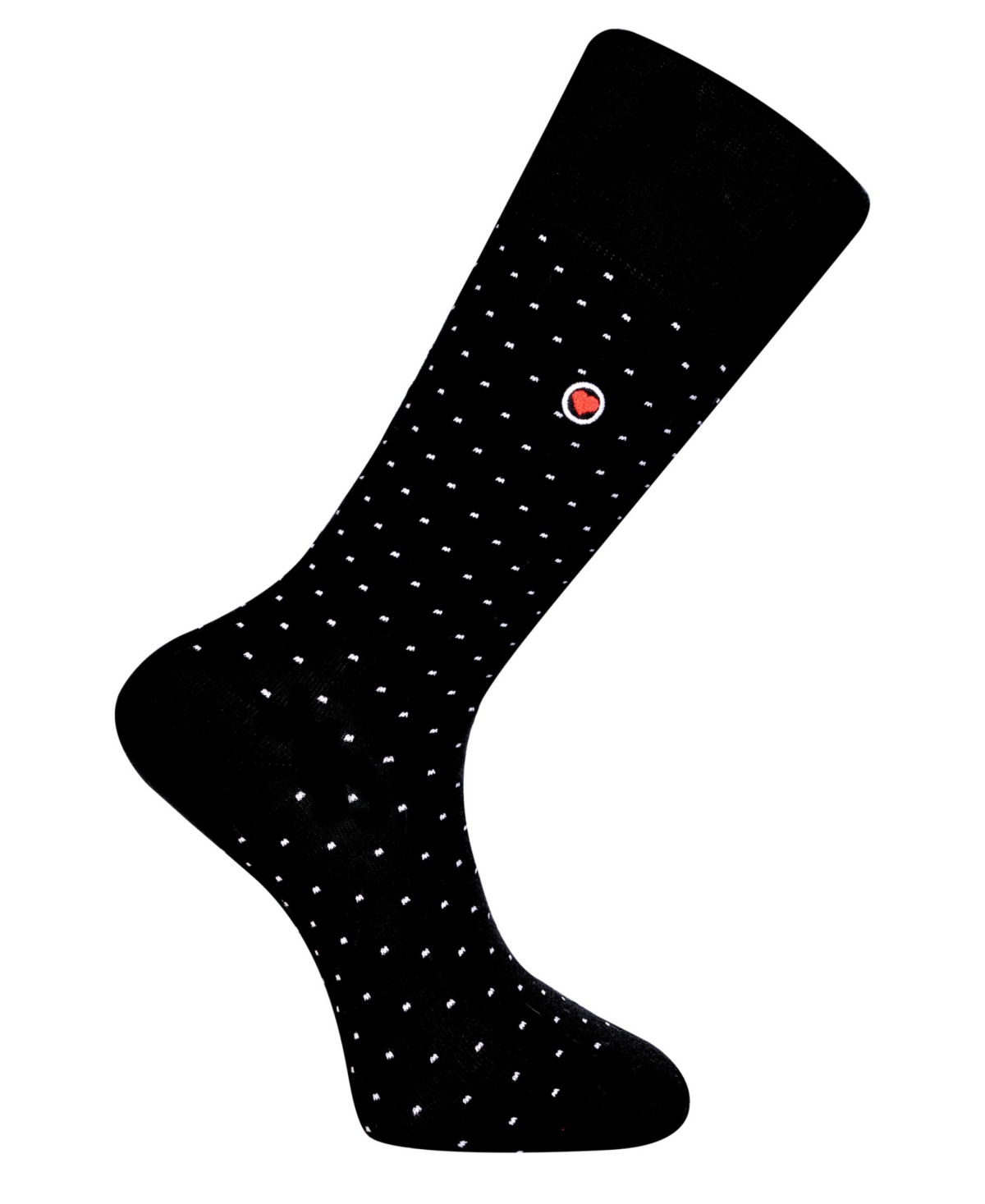 Love Sock Company Men's Luxury Cotton Mid-Calf Patterned Dress Socks with Seamless Toe.Socks Bundle Sock, Pack Of 5 - Black