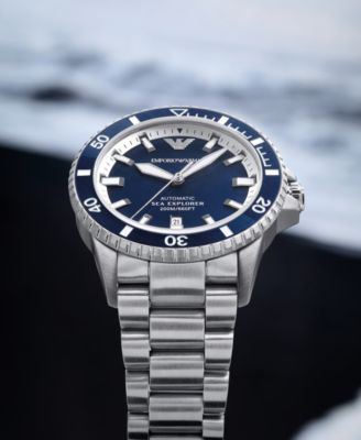 Men's Automatic Stainless Steel Bracelet Watch 42mm