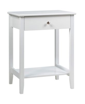 2PCS Nightstand Sofa Side End Table Bedroom Living Room w/ Shelf Drawer