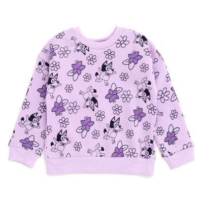 Toddler Girls Fleece Sweatshirt and Jogger Pants Outfit Set to