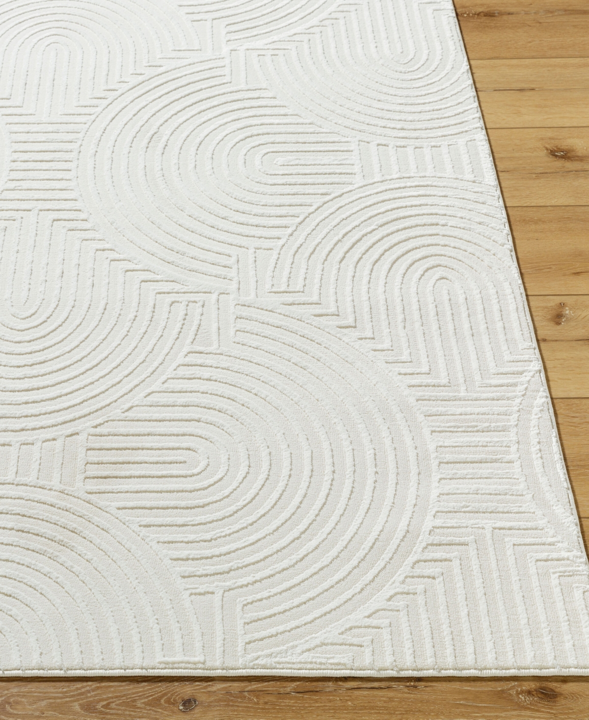 Livabliss Alder Ald-2323 5'x7' Area Rug In White