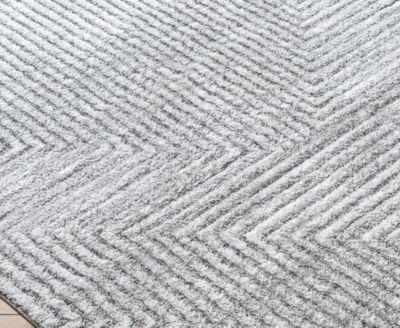 Livabliss Delight Shag Del 2309 Rug Collection In Gray,black