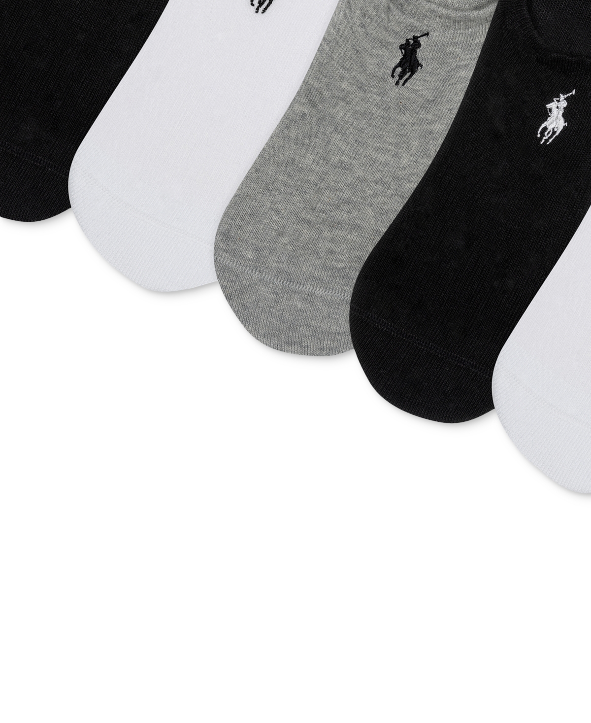 Polo Ralph Lauren Women's 6-Pk. No-Show Liner Socks