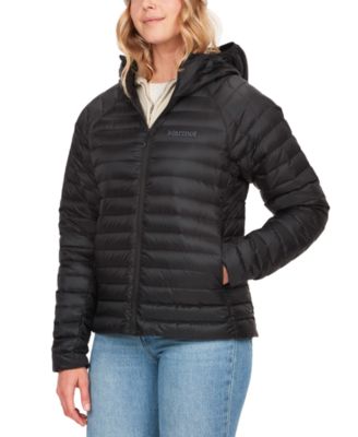 Marmot black downfill store coat