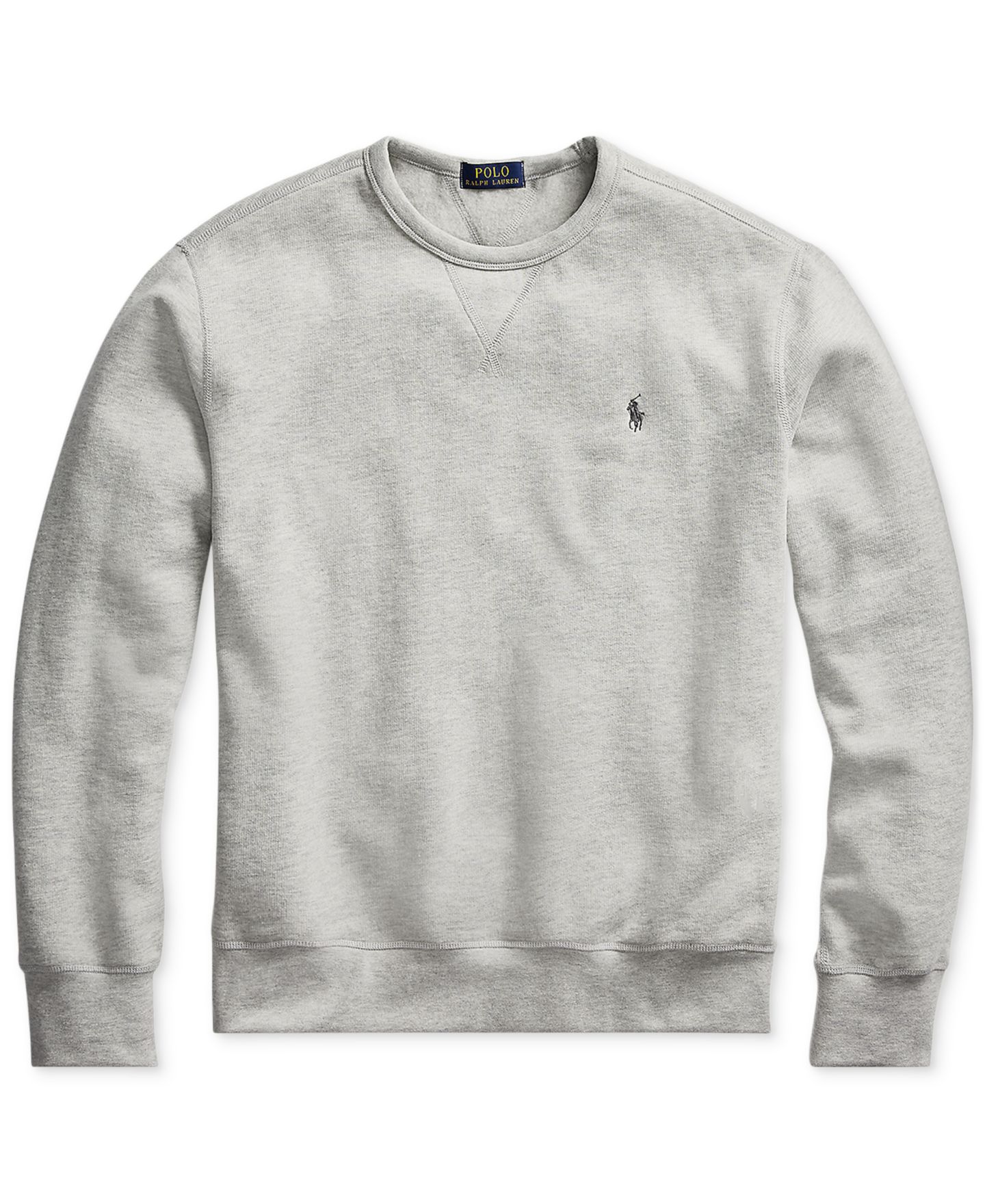 Мужская толстовка Polo Ralph Lauren RL Fleece, цвет: Меланжевый — фото 5