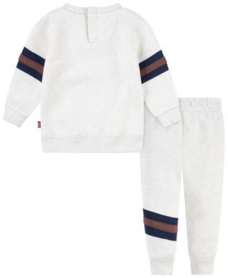 Baby Boys Varsity Crewneck Sweatshirt and Joggers, 2-Piece Set