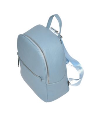 Backpack with front zipper pocket