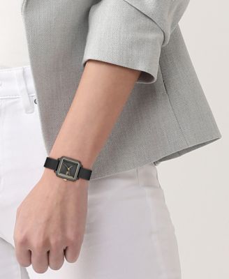 Women's Lacoste 12.12 Flow Black Silicone Strap Watch 26mm