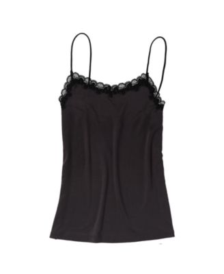 Women's Soft Silk Lace-Trim Camisole