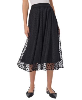 Jones New York - Women's Shirred-Waist Pull-On Midi Dress