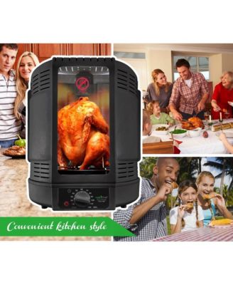 Carbon Steel Vertical Countertop Rotisserie Rotating Oven