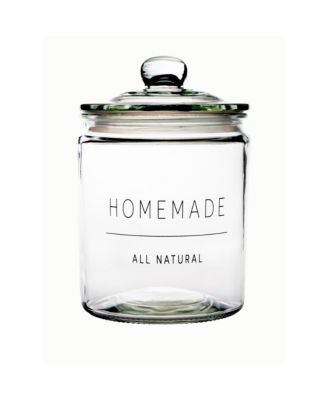 Amici Home Stockholm Glass Round Canister - Storage - Macy's