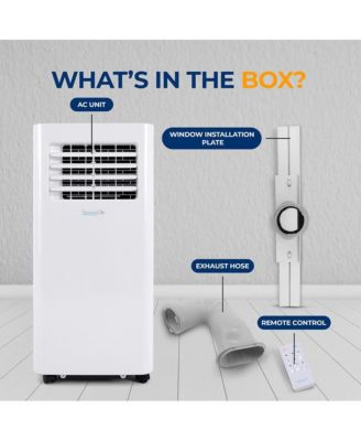 Portable Air Conditioner, 10,000 BTU, Built-in Dehumidifier & Fan