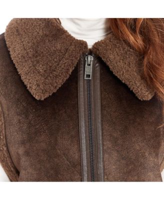 Women's Sarah Faux Shearling Vest