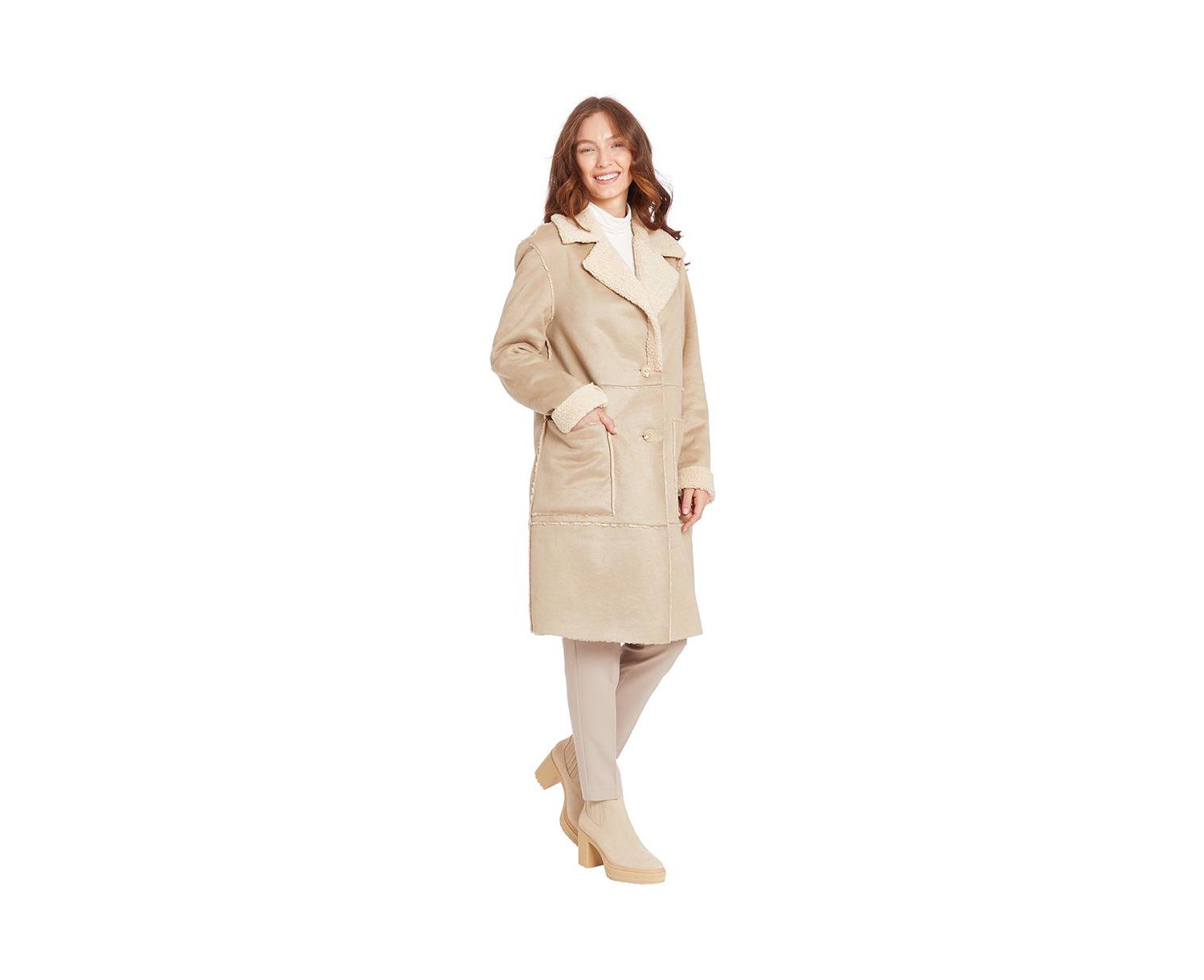 Women's Lily Faux Shearling Coat