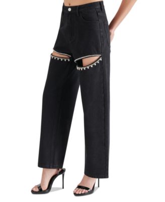 Women's Cotton Taylor Bedazzled Pants