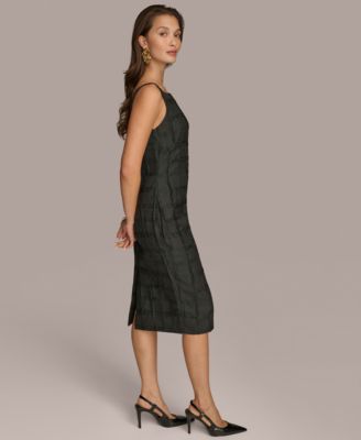 MACY TUTU JACQUARD DRESS  - SALMON