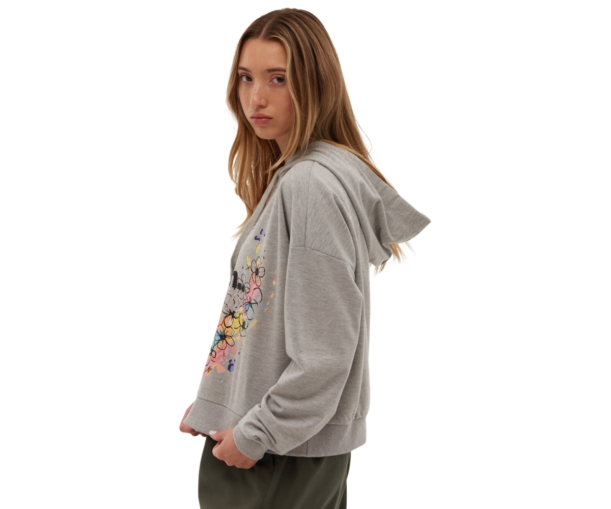 Bench Dna Women's Florence French Terry Cropped Pullover Hoodie