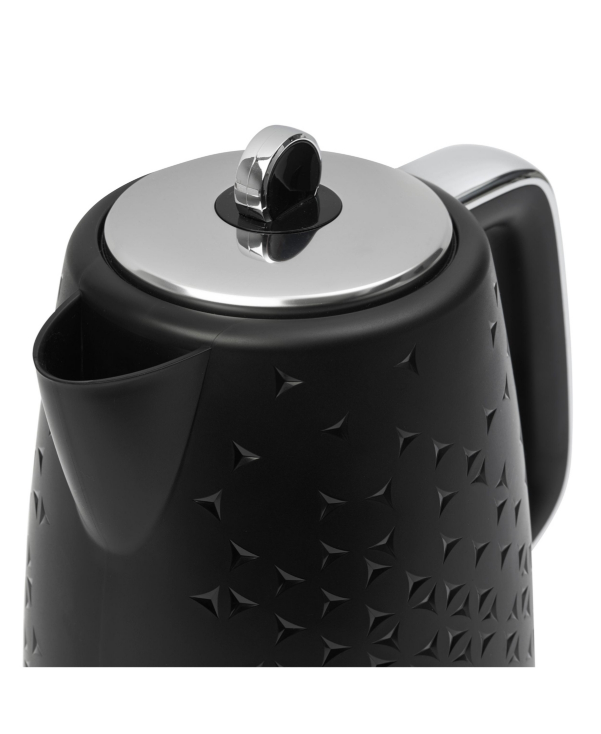 Haden Starbeck 1.7 L-7 Cup Cordless Electric Kettle In Black,chrome