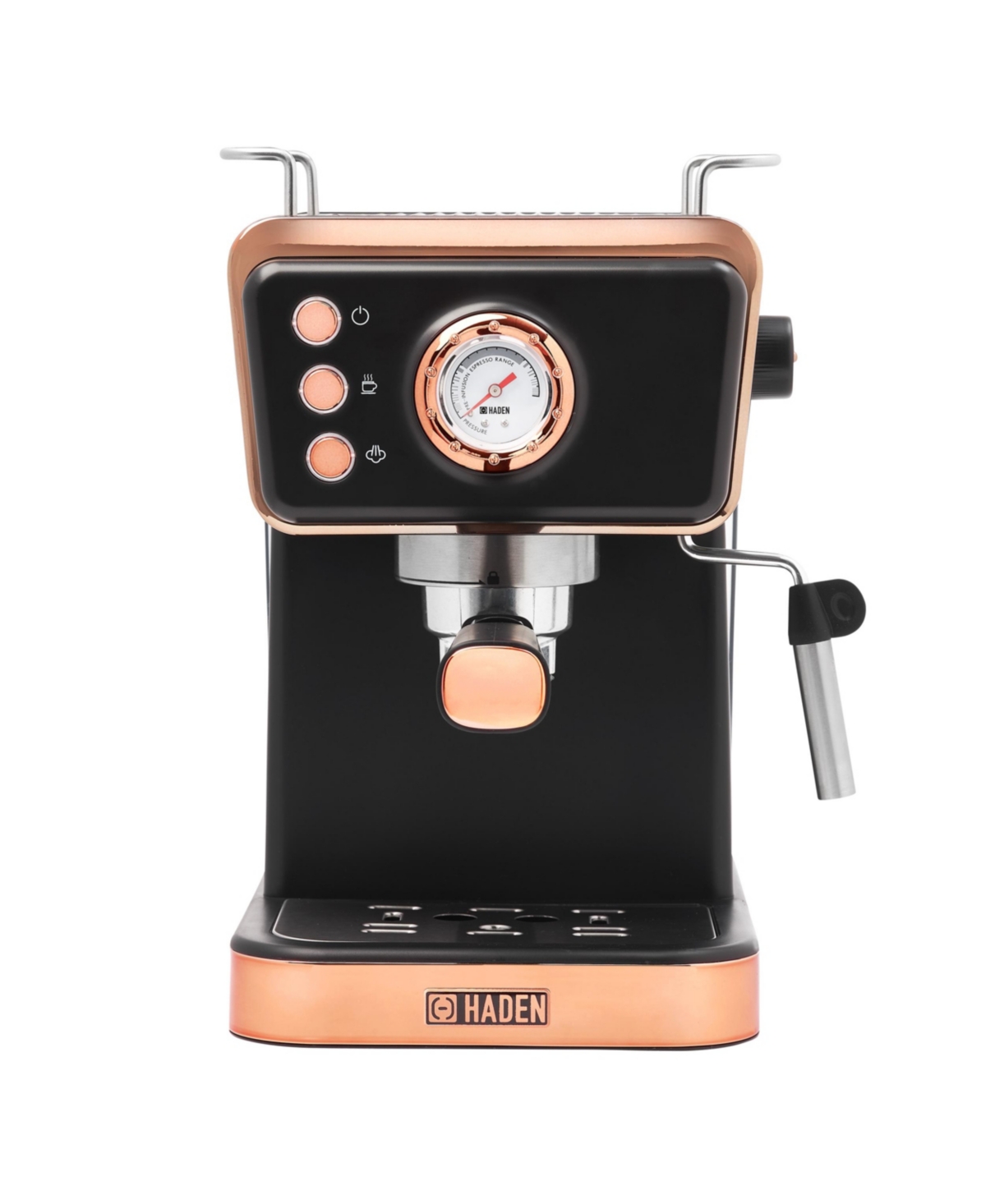 Haden Barista Brew 20-bar Espresso Machine In Black,copper