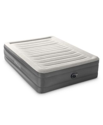 TruAire Luxury Queen Air Mattress Airbed w/ Lumbar Support & Built in Pump