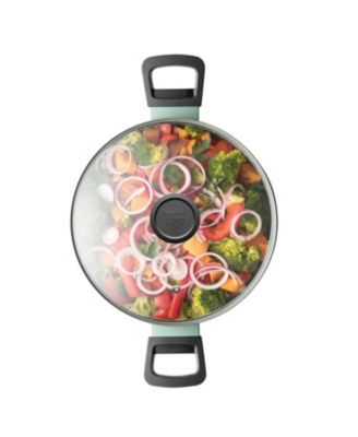 Sage Nonstick Aluminum Stockpot 9.5", 5.9qt. With Glass Lid