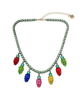 Betsey Johnson Faux Stone Jingle Bell Bling Christmas Lights  display picture 1