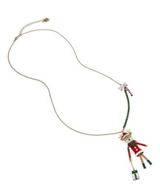 Portafoglio Donna Betsey Johnson Bling It On Con Strass - Argento, Misura Unica