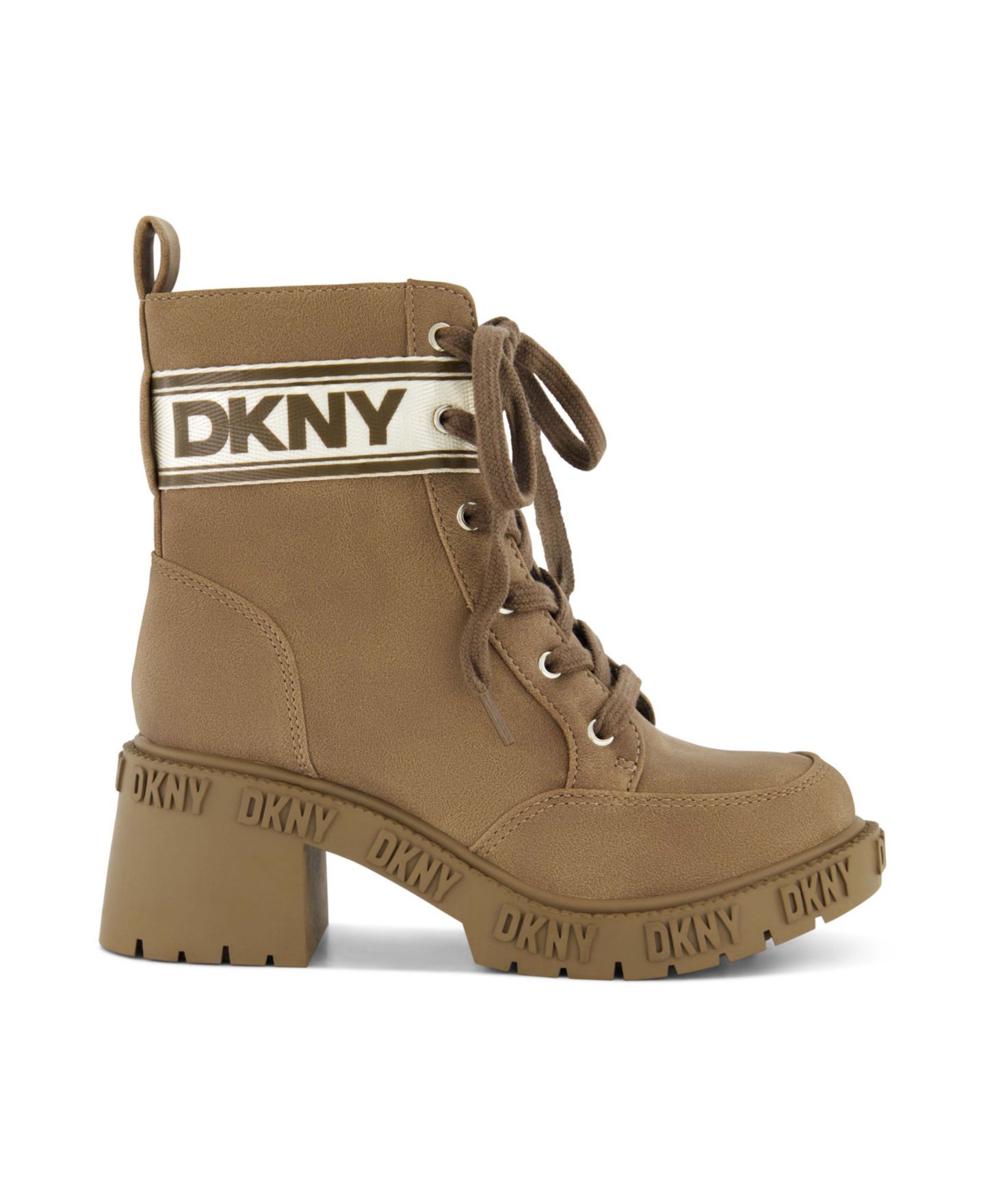 Ботинки DKNY Hayley Hira Combat Boot для девочек, цвет: Коричневый — фото 3