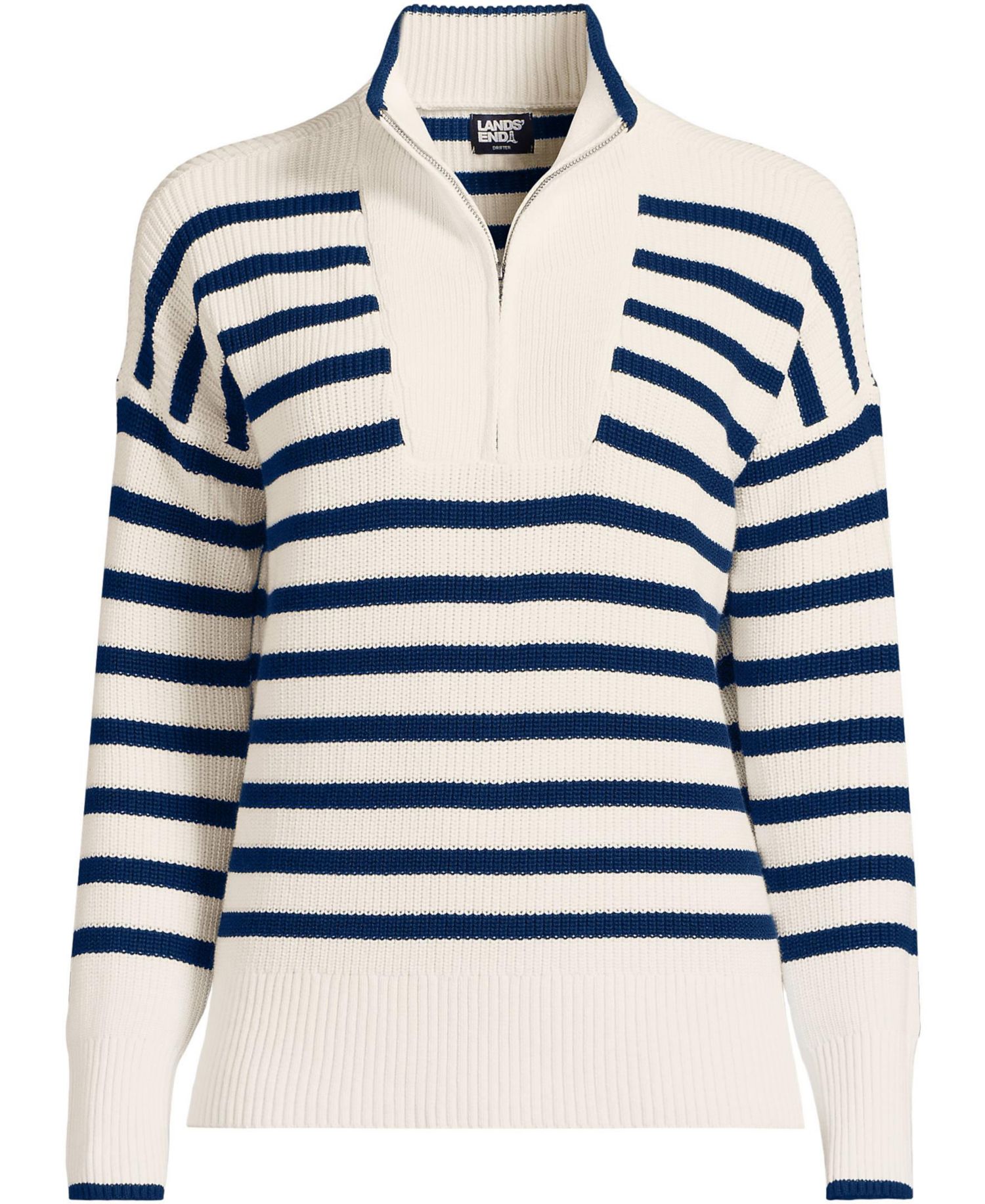 Women's Drifter Cotton Quarter Zip Pullover Sweater