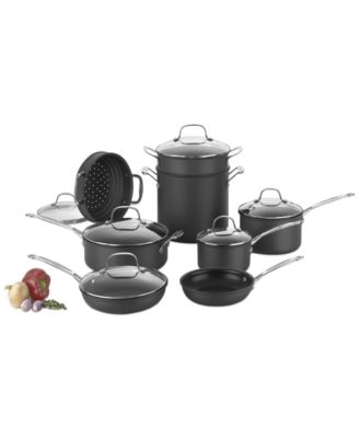Chef’s Classic Hard-Anodized 14-Pc. Cookware Set 