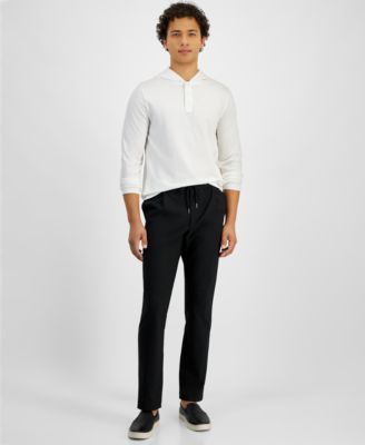 Michael Kors - Men's Melang&eacute; Comfort Relaxed Trousers