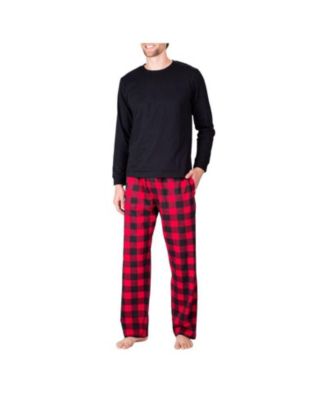 Men's Crew Neck Knit Pajama Set