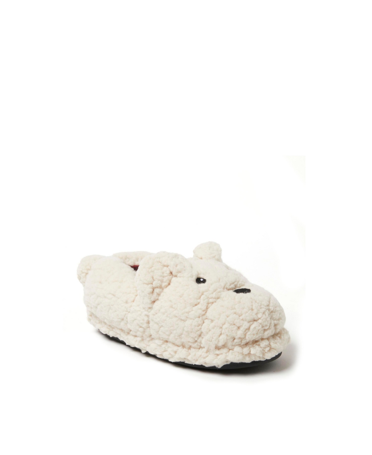 Dearfoams Girls Emery Critter Closed Back Animal Slipper
